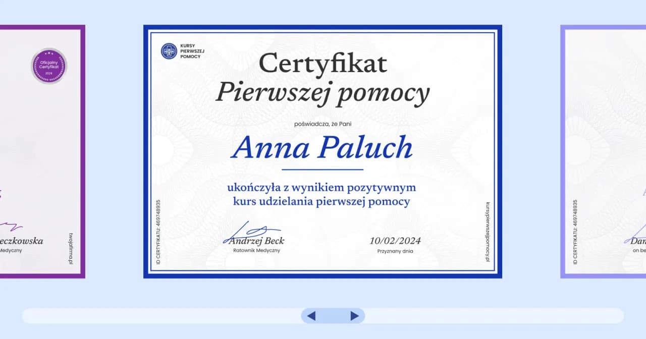 Kto może wystawić zaświadczenie o ukończeniu kursu pierwszej pomocy?